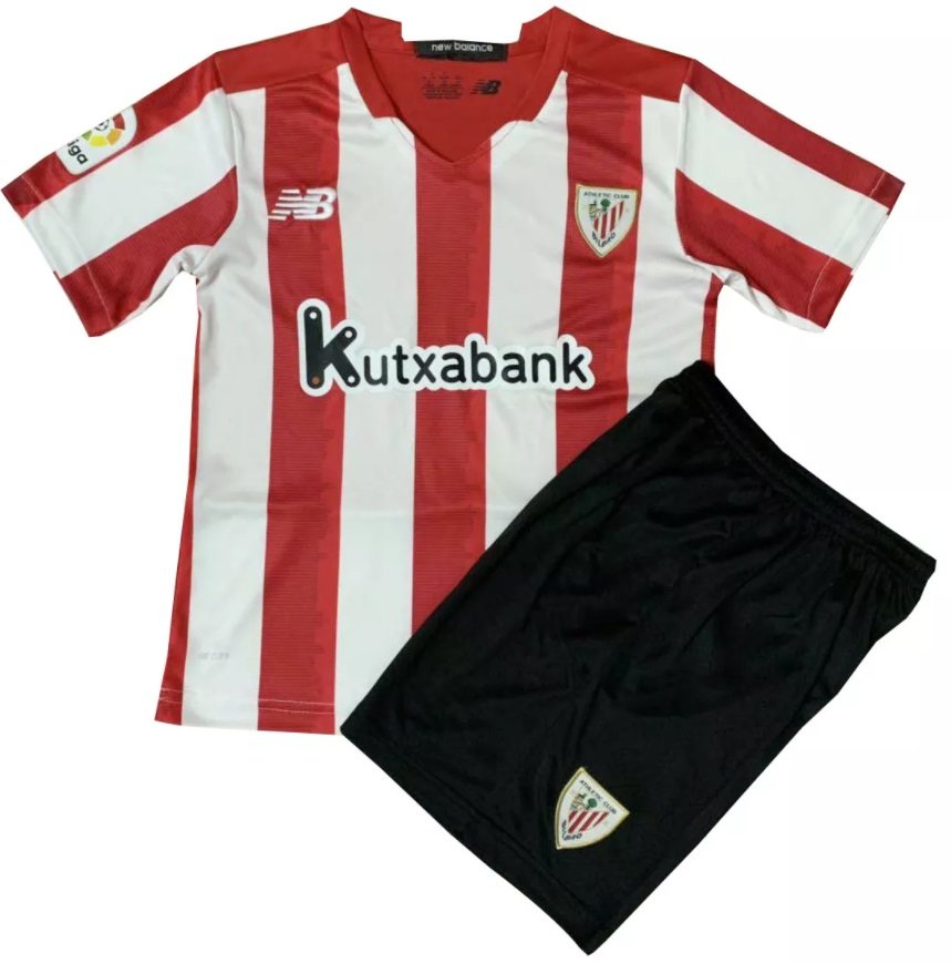 Kit infantil oficial New Balance Athletic Bilbao 2020 2021 I jogador 